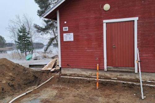 Haapalahden kalasatamarakennus