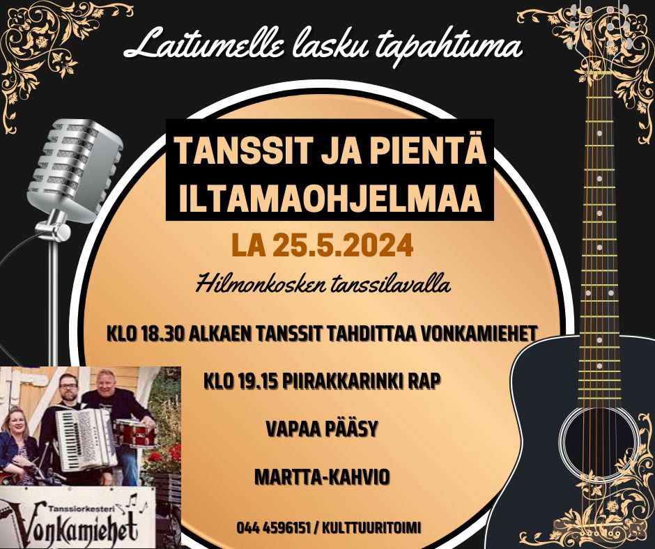 Tapahtuma Hilmonkosken lavalla